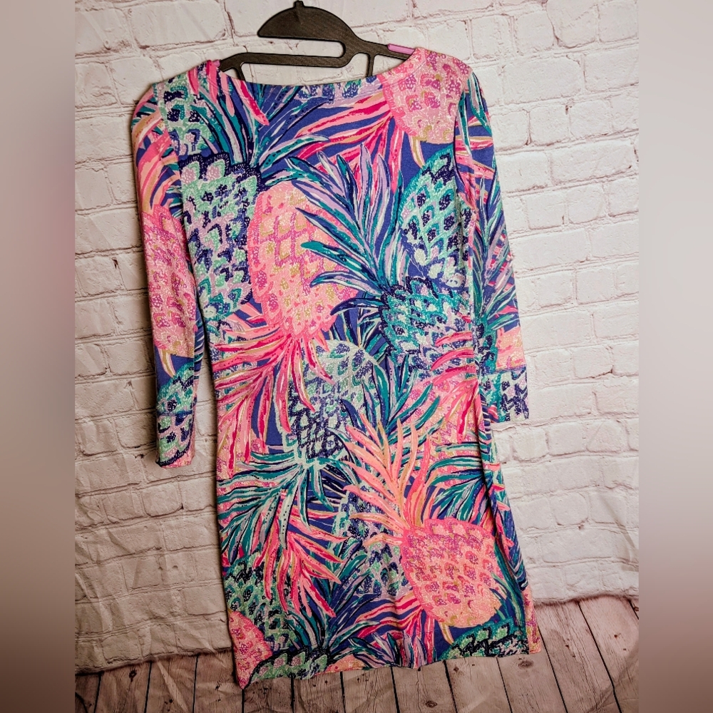 Lilly Pulitzer Solia Chilly LILLY Dress Gypsy Paradise, Sz XXS (Discontinued)